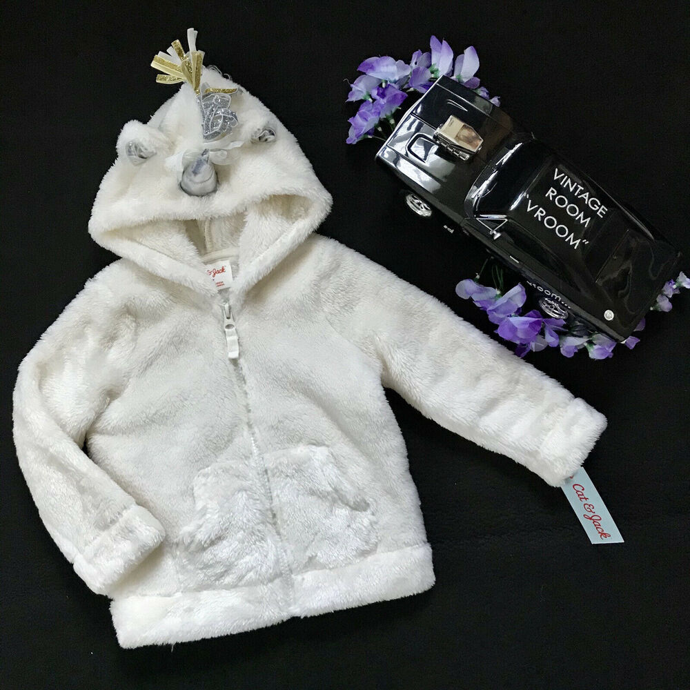 Cat & Jack NWT Unicorn ZIP-Up Hoodie Jacket Various
